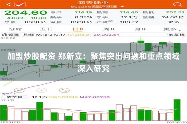 加盟炒股配资 郑新立：聚焦突出问题和重点领域深入研究