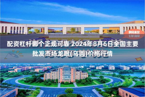 配资杠杆哪个正规可靠 2024年8月6日全国主要批发市场龙眼(乌圆)价格行情