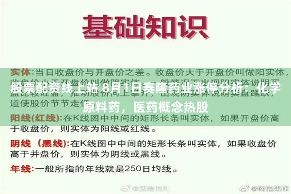 股票配资线上站 8月1日赛隆药业涨停分析：化学原料药，医药概念热股