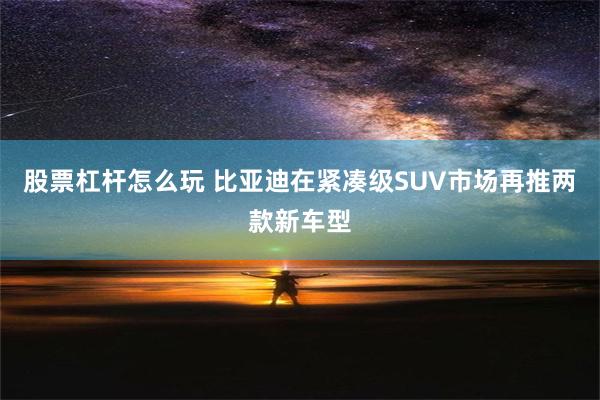 股票杠杆怎么玩 比亚迪在紧凑级SUV市场再推两款新车型