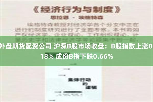 外盘期货配资公司 沪深B股市场收盘：B股指数上涨0.18% 成份B指下跌0.66%