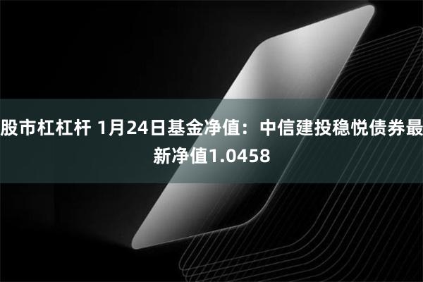 股市杠杠杆 1月24日基金净值：中信建投稳悦债券最新净值1.0458